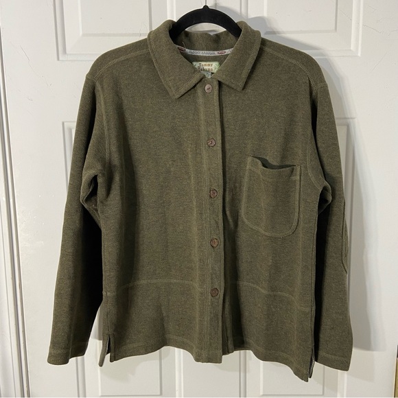 Tommy Bahama Green 100% Cotton Cardigan - Picture 1 of 4